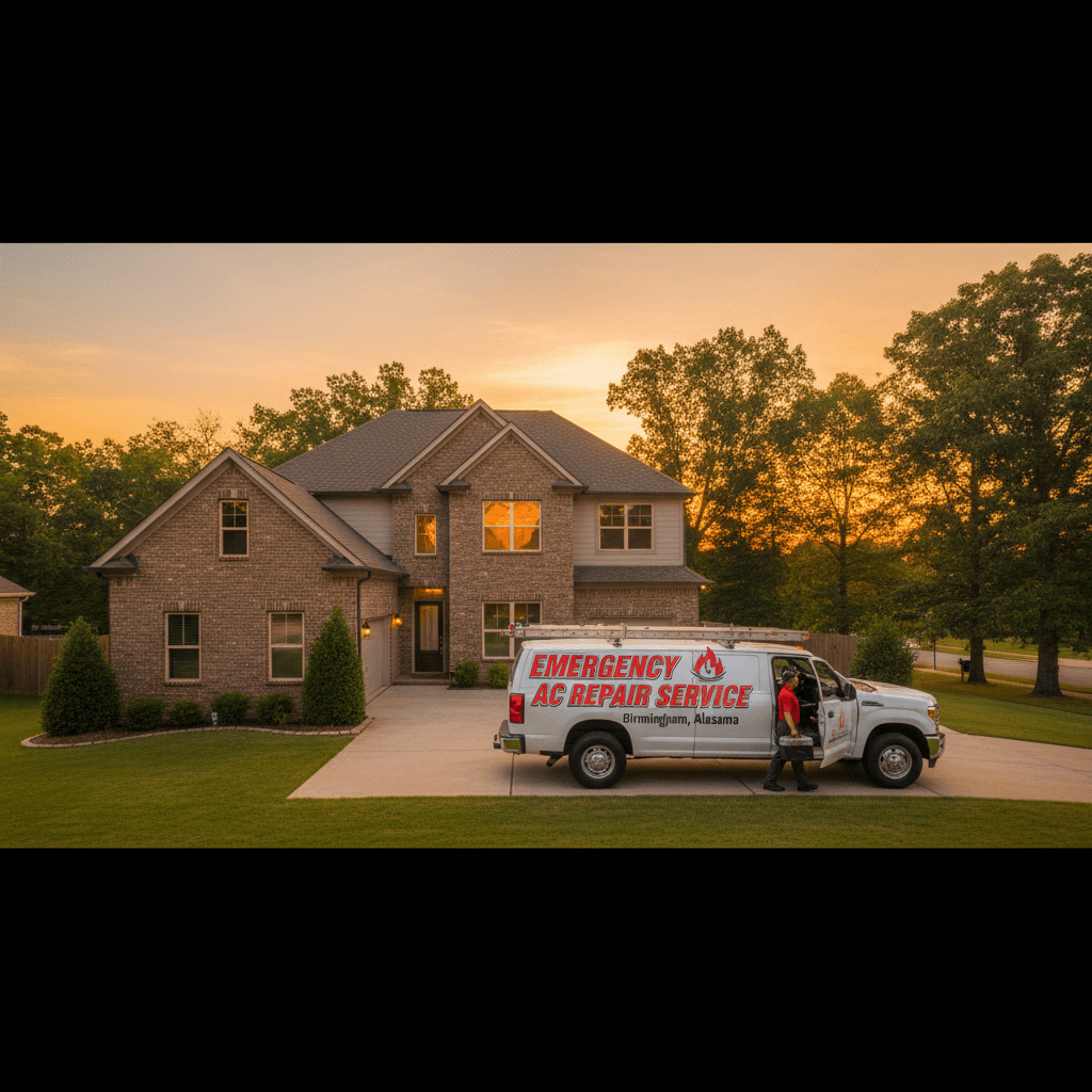 Emergency AC Repair Service fleet and equipment